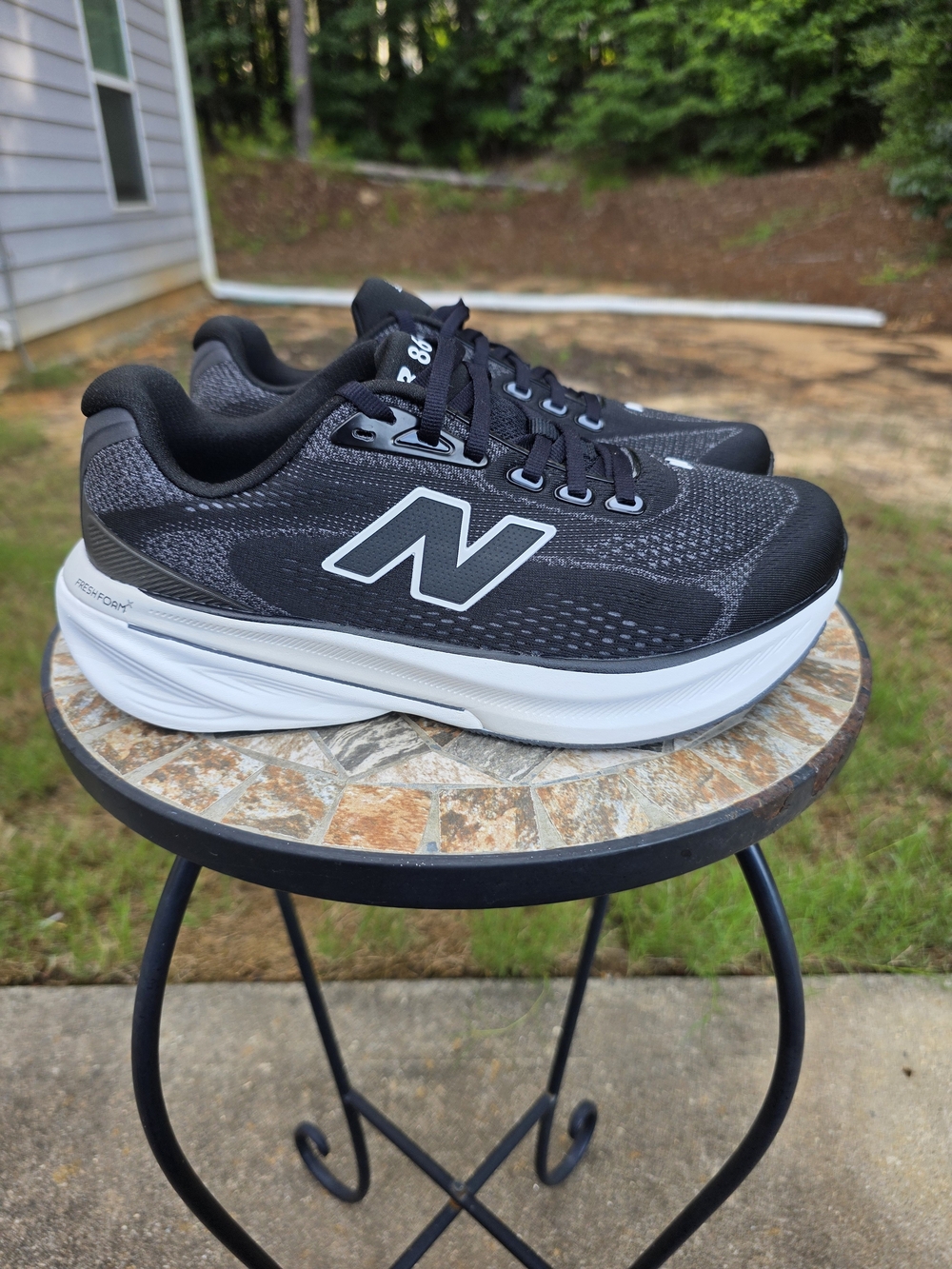 New Balance FF X 860 V15 W8604NE Black/White Running Shoes Women Sz 9.5 Men Sz 8